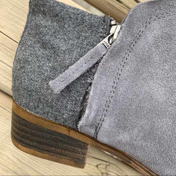 TOMS Suede / Wool Delia Bootie - Picture 3 of 6